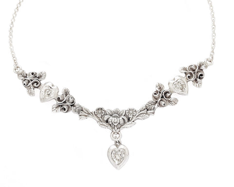 TIFFANY necklace CRYSTAL hearts