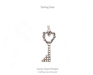 Cosmic Key Charm Pendant