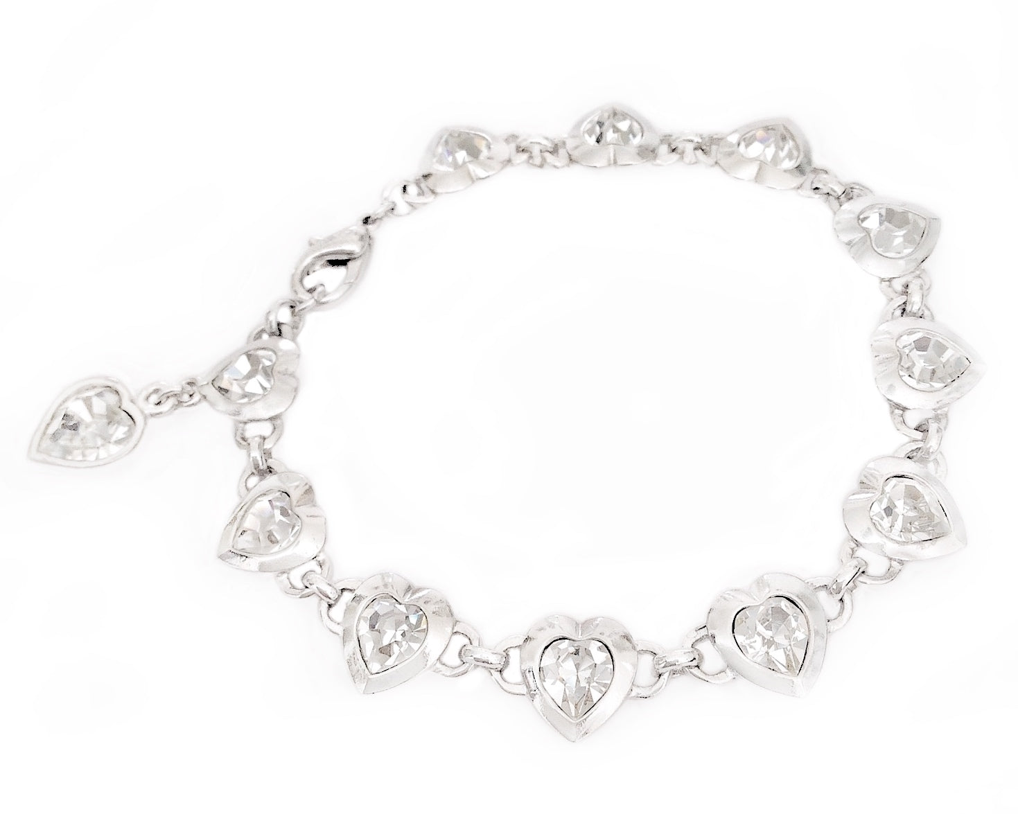 CHRISTA bracelet CRYSTAL hearts
