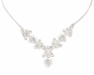 IVY necklace CRYSTAL hearts