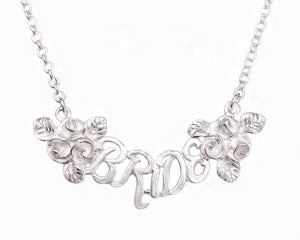 Here comes the BRIDE necklace