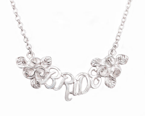 Here comes the BRIDE necklace