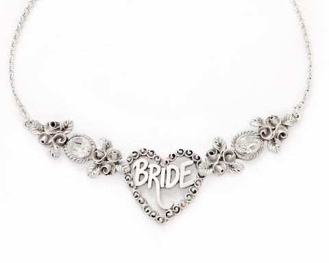 BRIDE-TO-BE necklace CRYSTALS