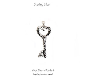 Magic Key Charm Pendant