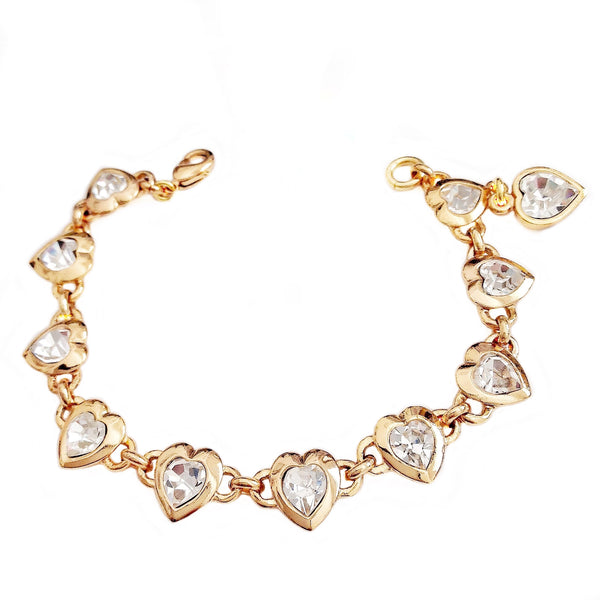 CHRISTA bracelet CRYSTAL hearts