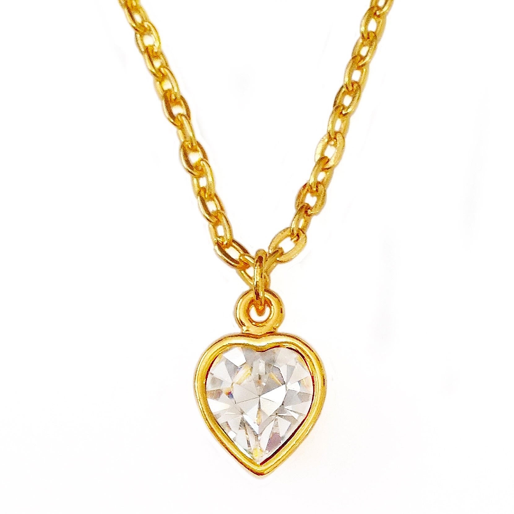 AMELIA necklace CRYSTAL heart