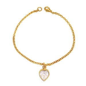 BELLE bracelet CRYSTAL heart