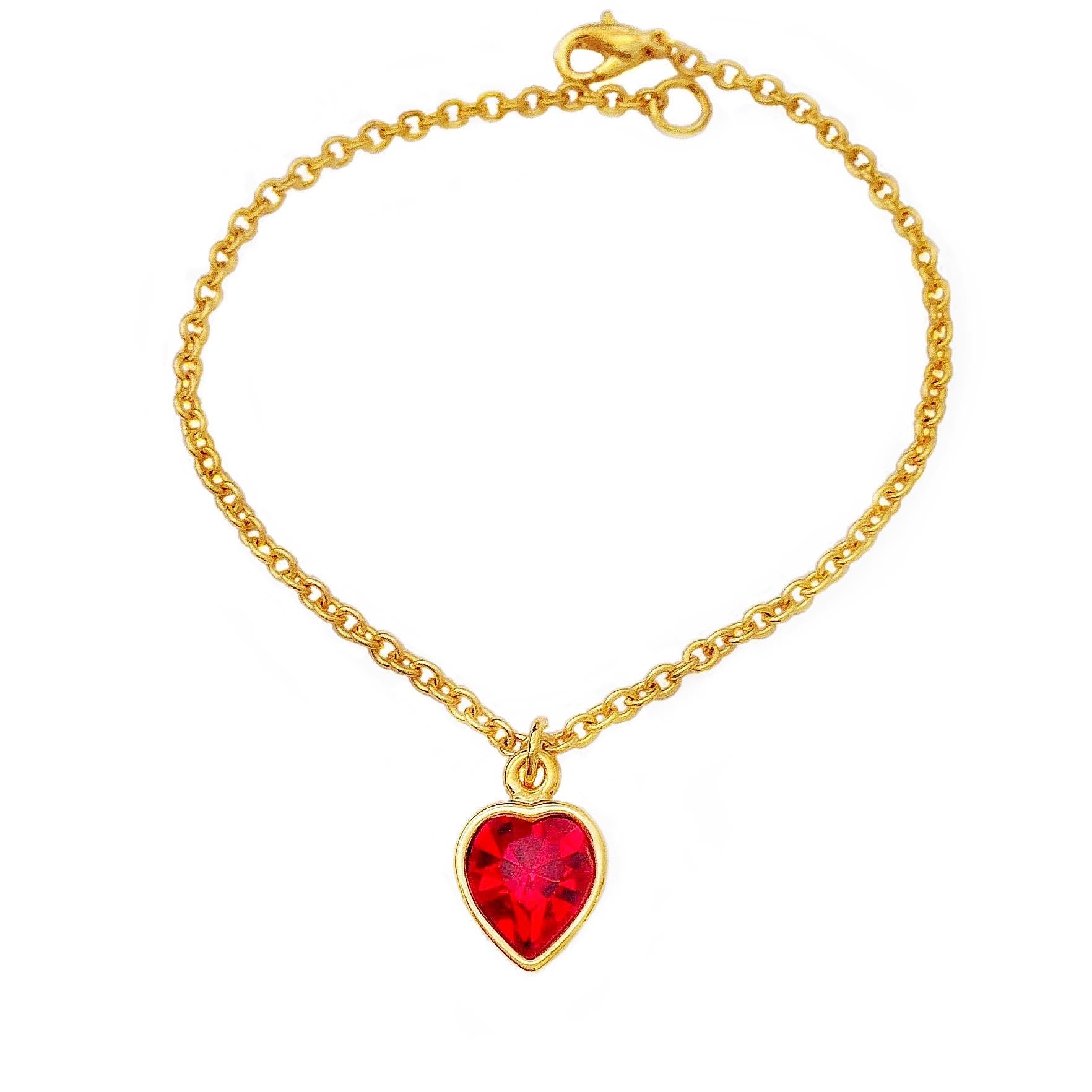 BELLE bracelet SIAM RED heart