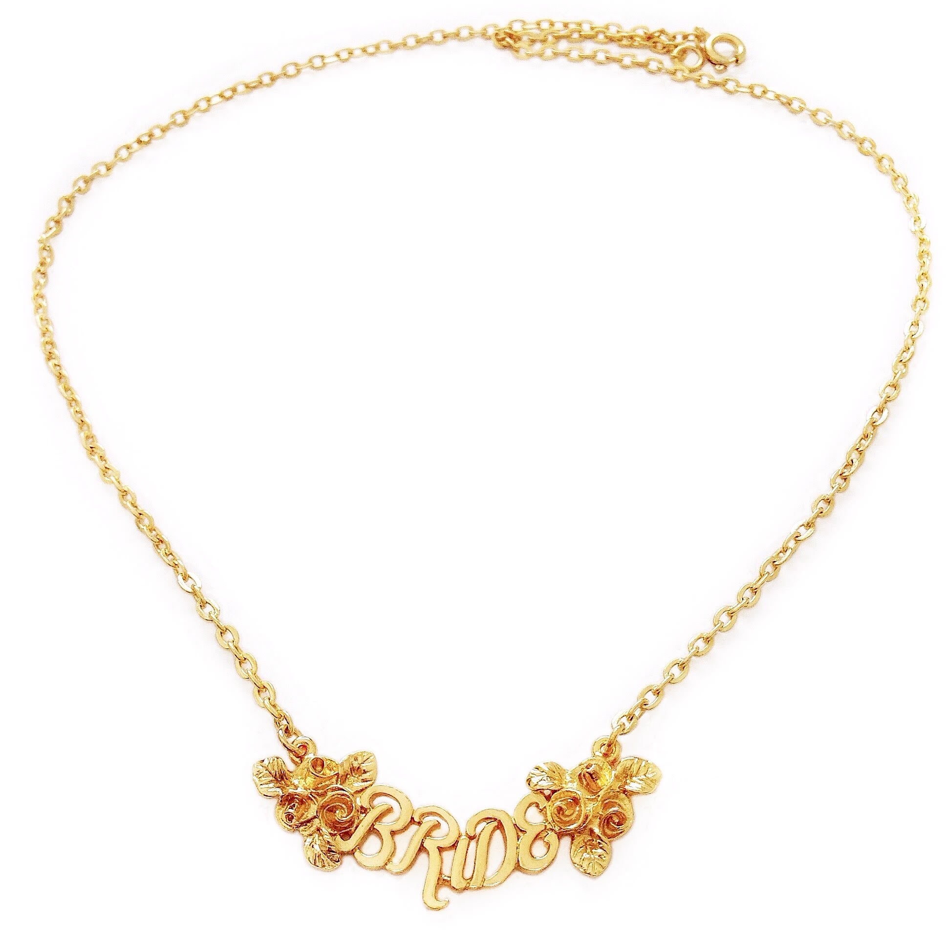 BRIDE necklace ROSES
