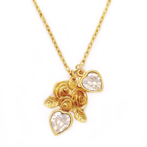 ESME necklace CRYSTAL hearts