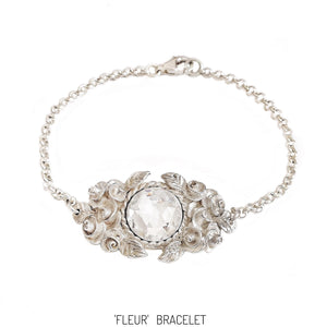 FLEUR bracelet ROSES and CRYSTAL