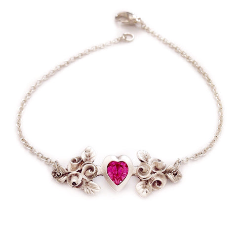 GINGER bracelet ROSE PINK heart