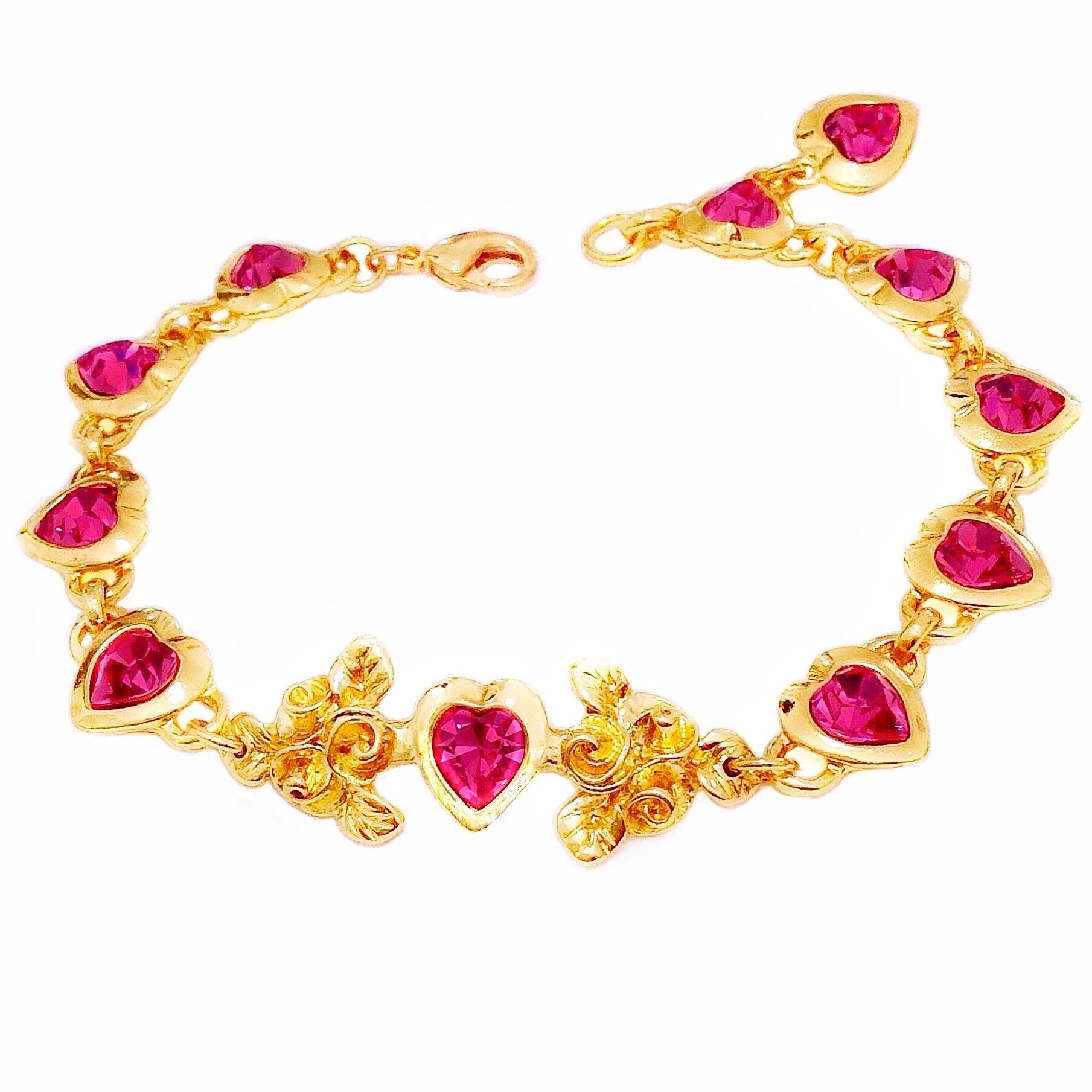 GISELLE bracelet ROSE PINK hearts