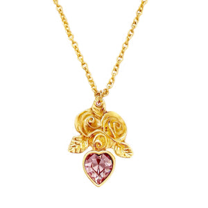 JOLIE necklace LIGHT AMETHYST heart