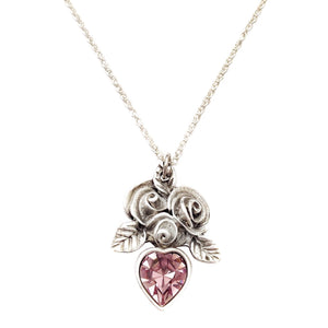 JOLIE necklace LIGHT AMETHYST heart