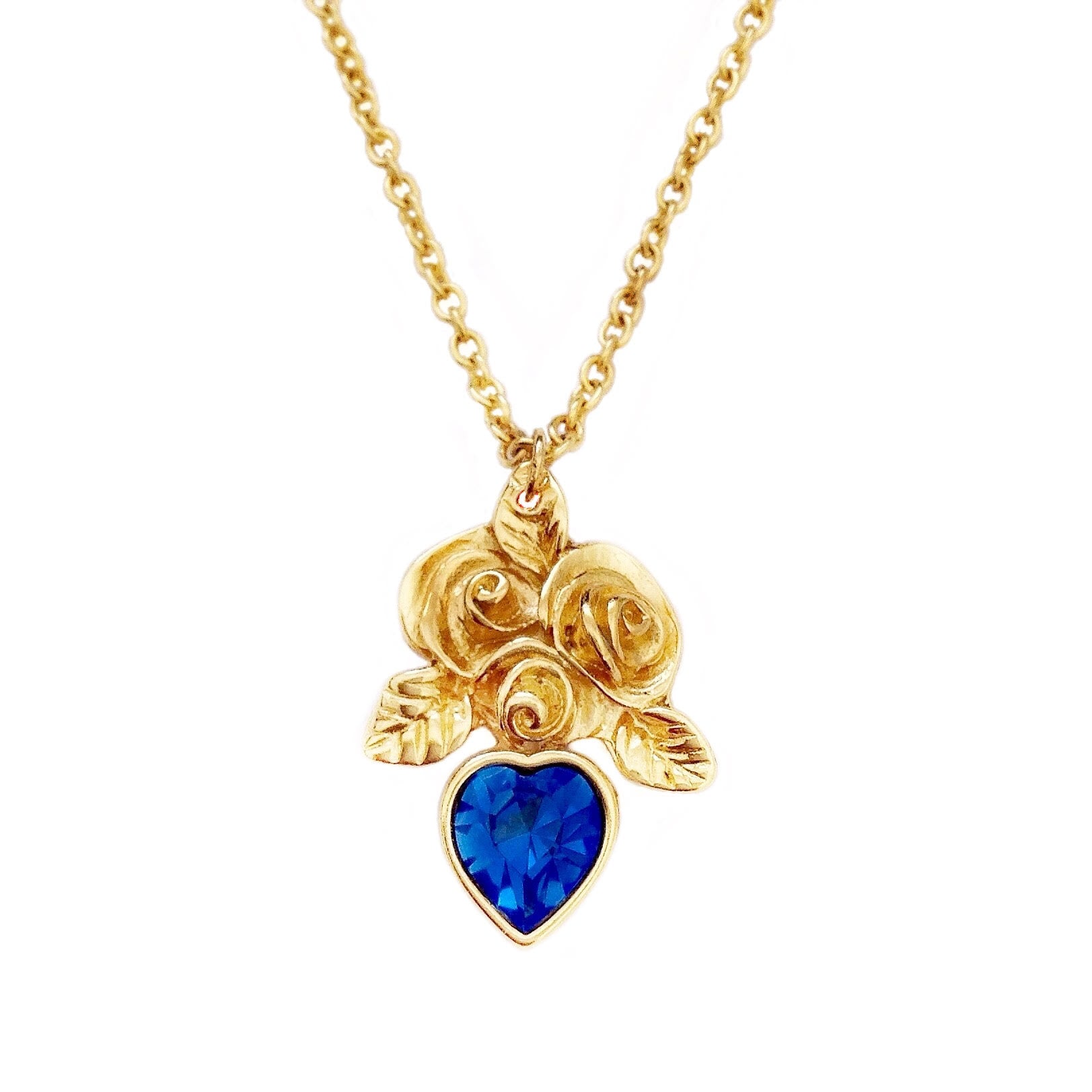 JOLIE necklace LIGHT SAPPHIRE heart OUT OF STOCK