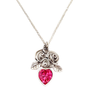 JOLIE necklace ROSE PINK heart