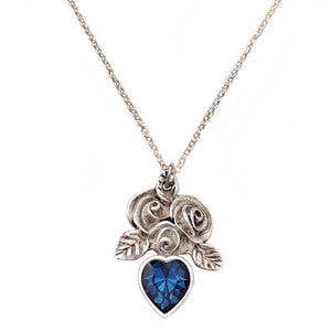 JOLIE necklace SAPPHIRE heart