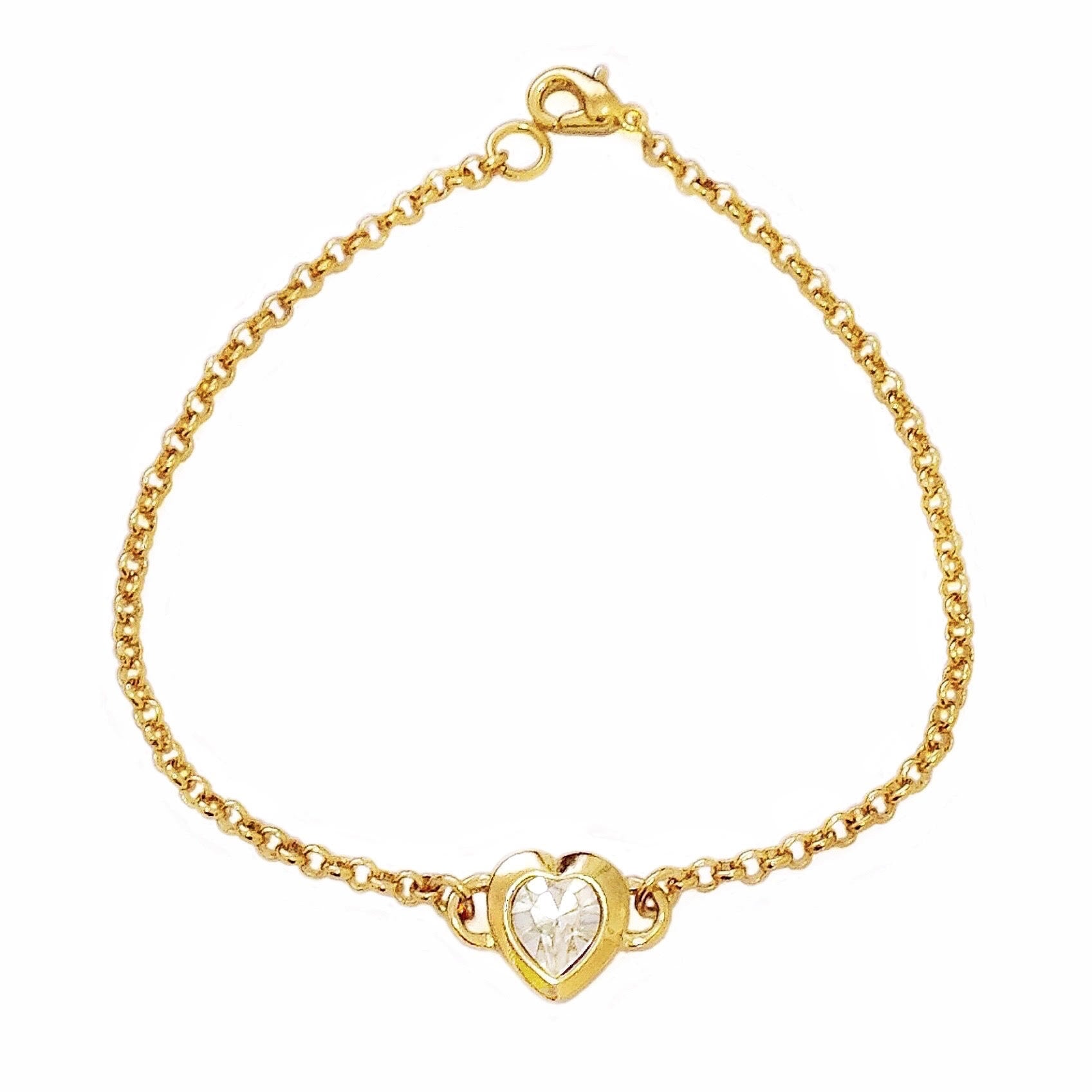 LACEY bracelet CRYSTAL heart