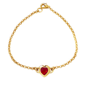 LACEY bracelet SIAM RED heart