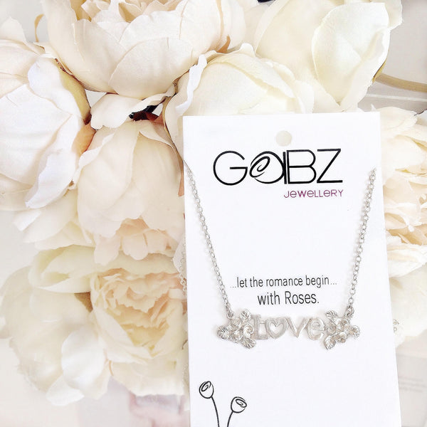 'LOVE' ROSE Necklace