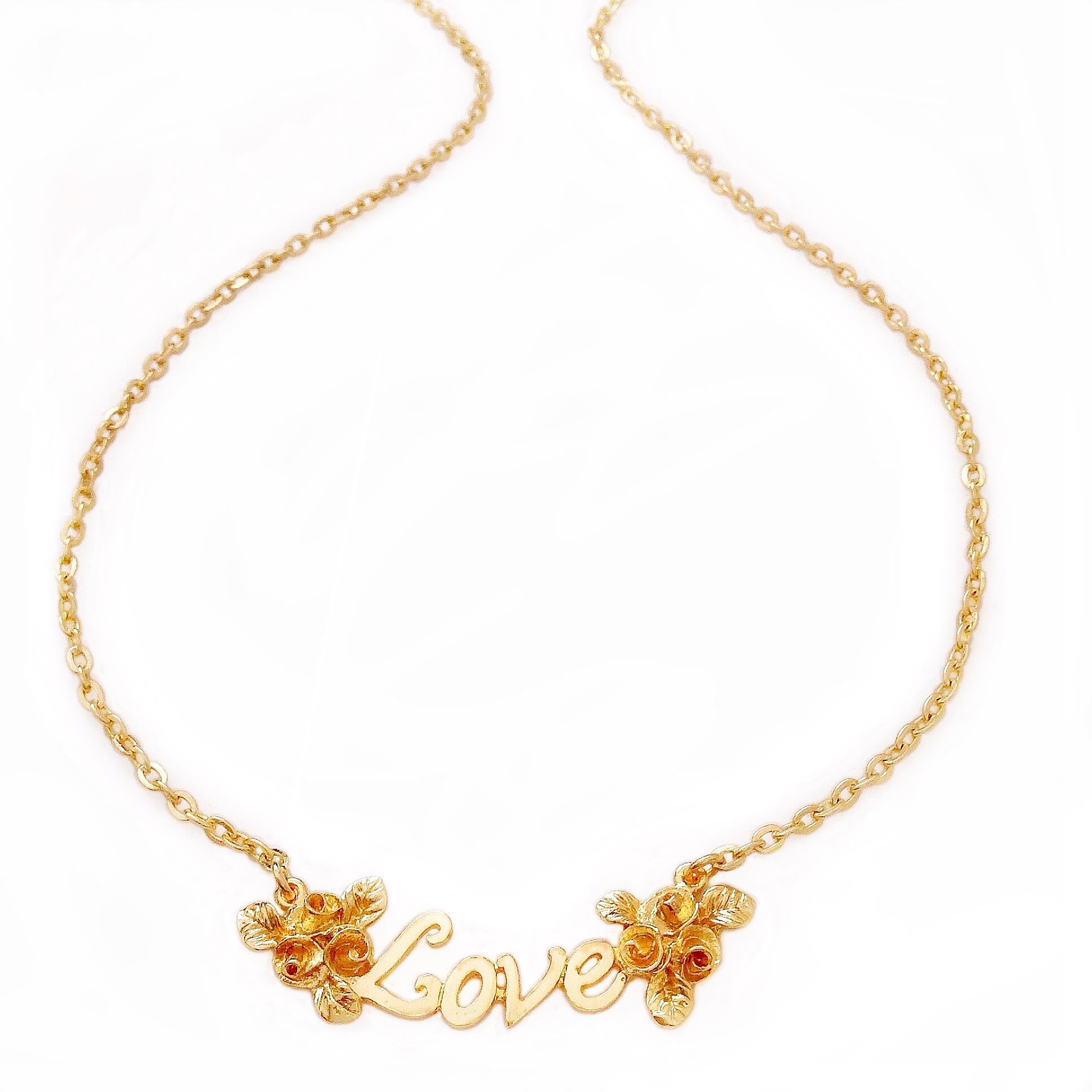 'LOVE' ROSE Necklace