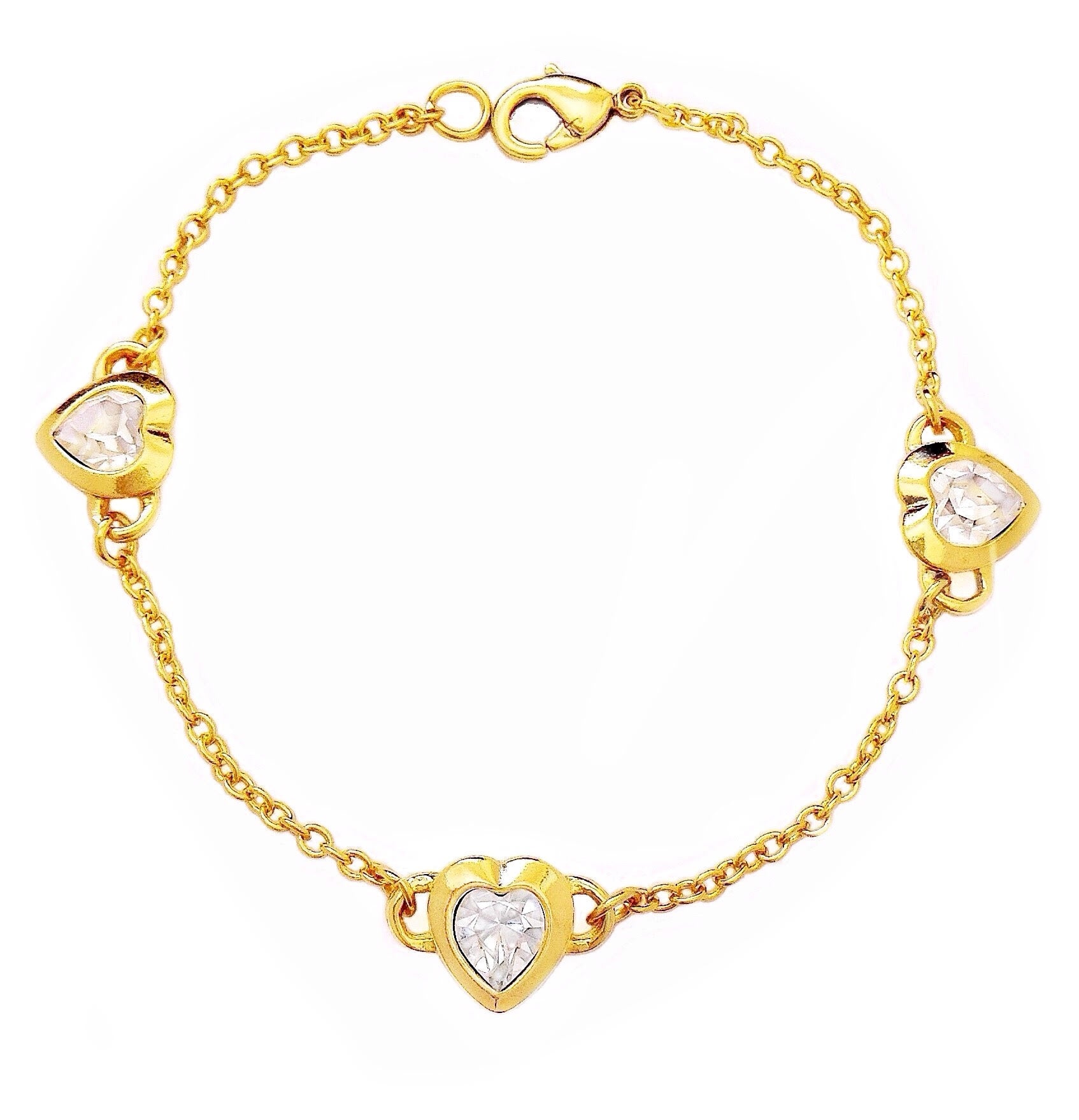 MOLLY bracelet CRYSTAL hearts