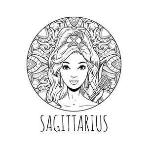 SAGITTARIUS Birthstone LIGHT SAPPHIRE Crystal