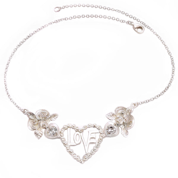 TRUE-LOVE necklace CRYSTAL hearts